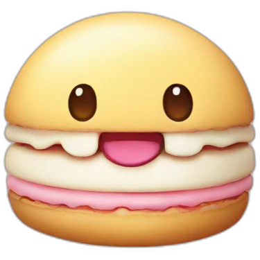 Macaron kirby emoji