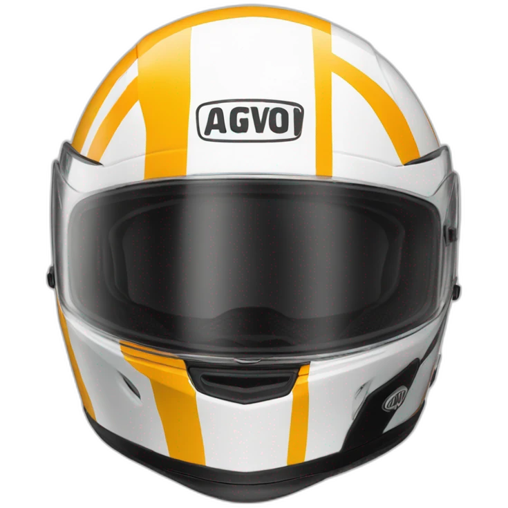 Agv brand motorcycle helmet emoji