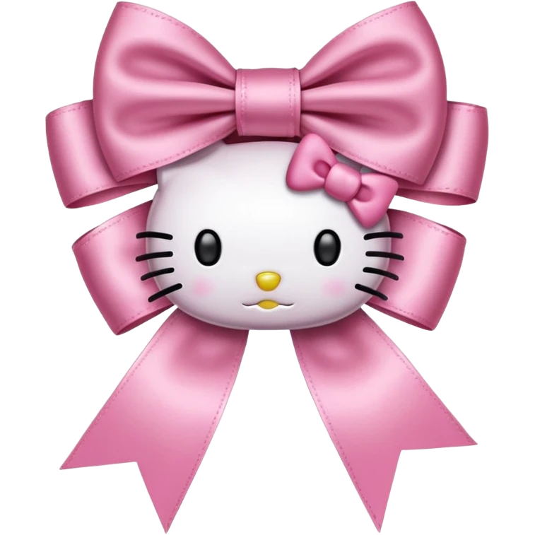 HelloKitty ribbon emoji