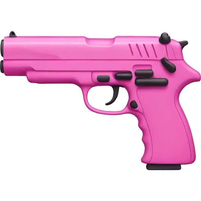 pink gun emoji
