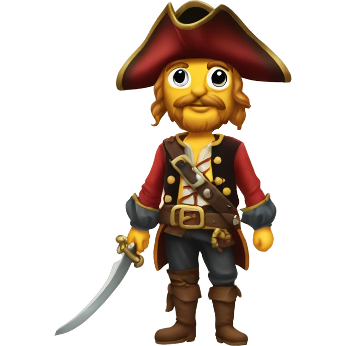 Jambe de bois pirate emoji