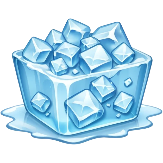 Crushed ice  emoji