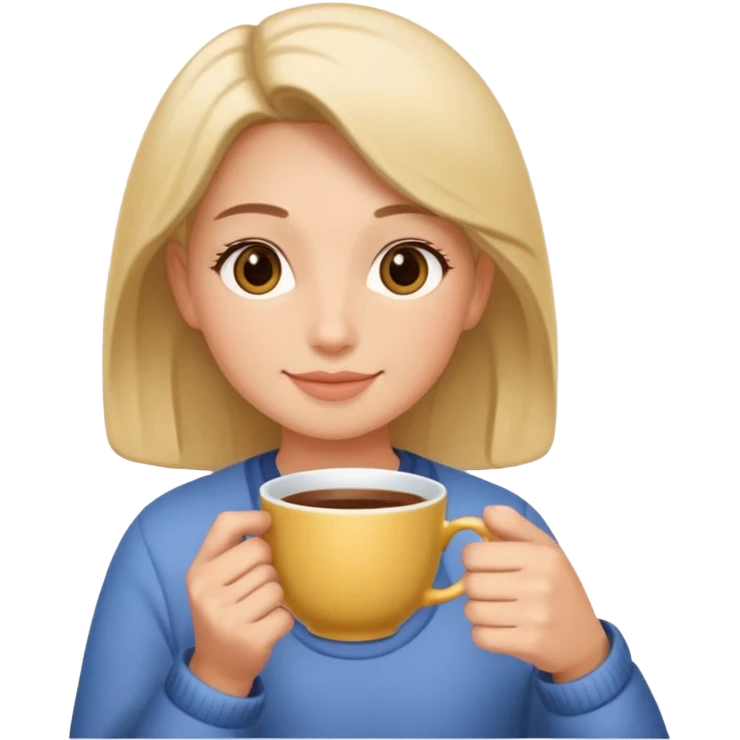 Tea drinking emoji