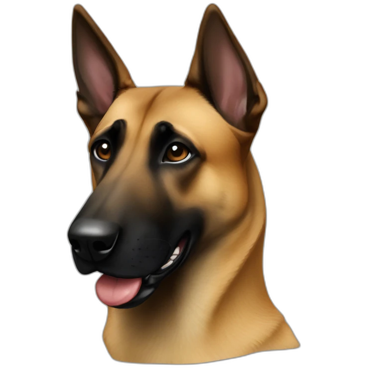 Belgian malinois, bitch emoji