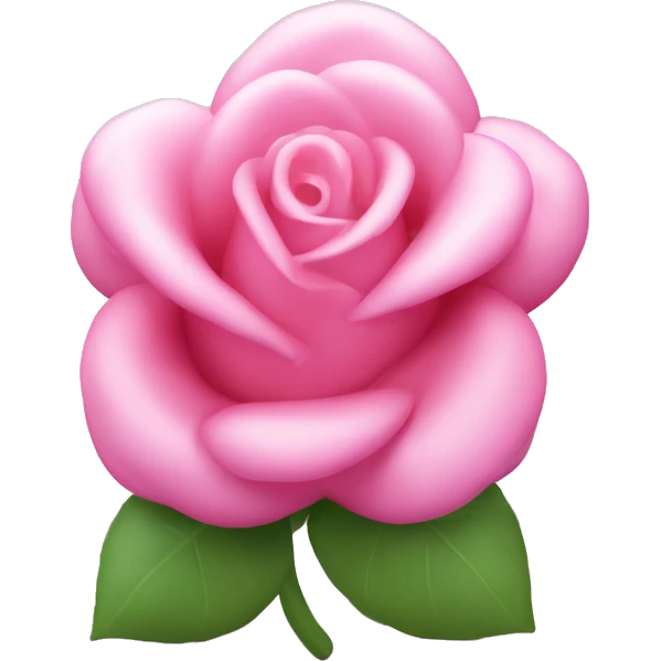  Corazón rosa chicle con tres nubecitas blancas emoji