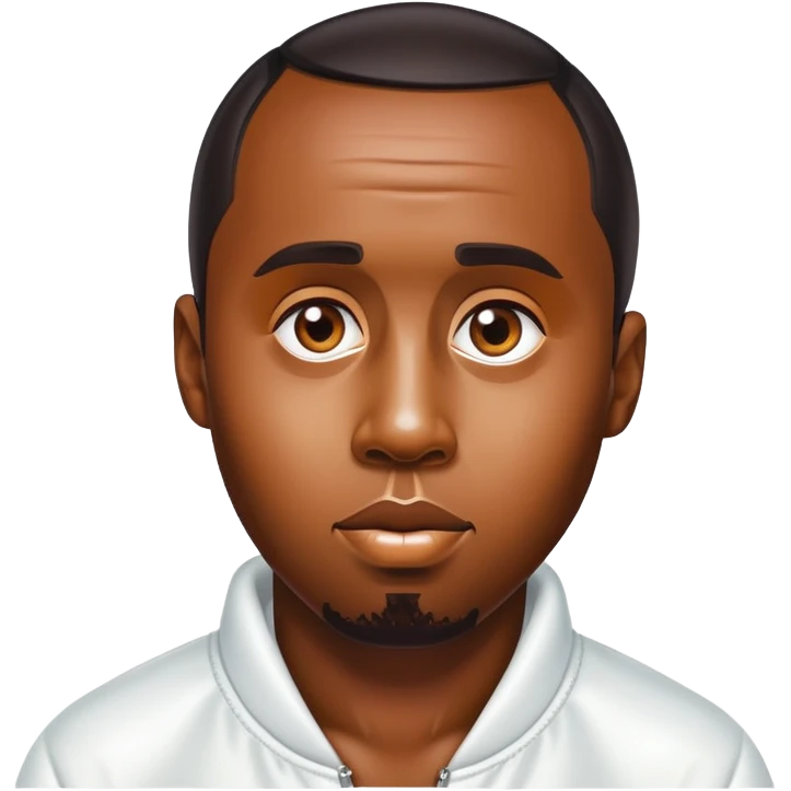P Diddy with shiny baby oil emoji