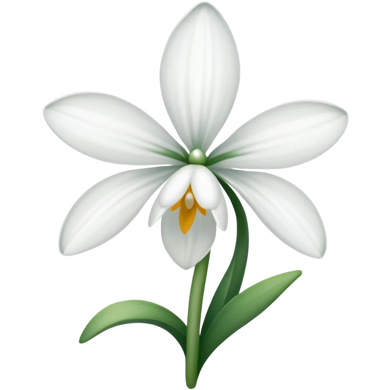snowdrop flower emoji