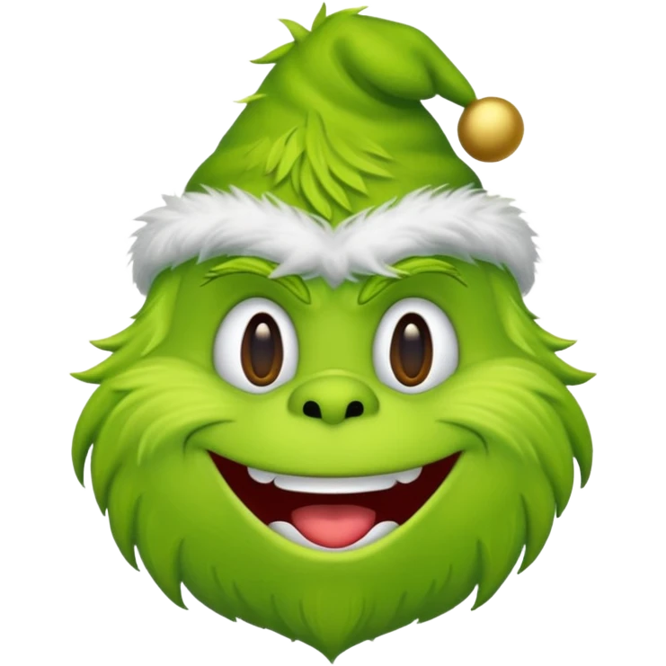 Create a emoji like grinch emoji
