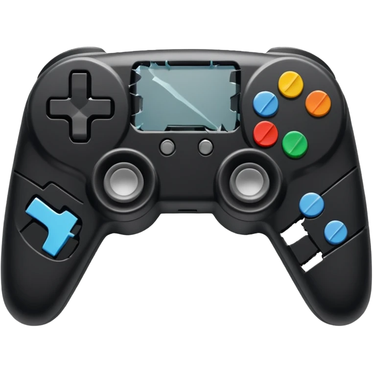 game controller shattered emoji