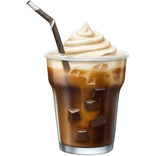Ice coffee emoji