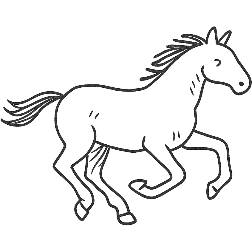 galloping horse emoji