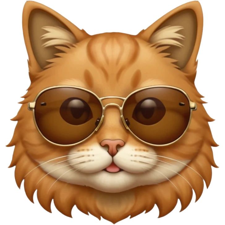 Cat wearing sunglasses emoji
