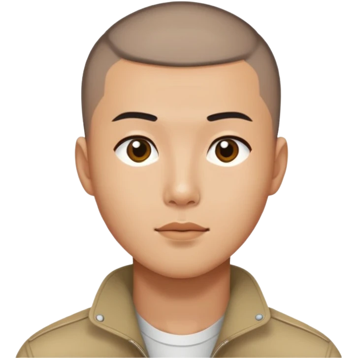 Korean guy with buzzcut emoji