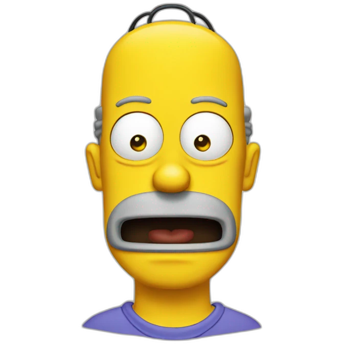 homer simson from the simsons emoji