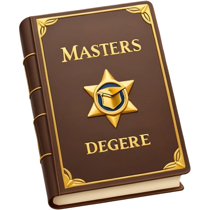 masters degree emoji