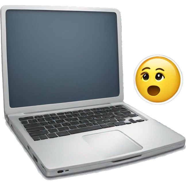 laptop and notepad emoji