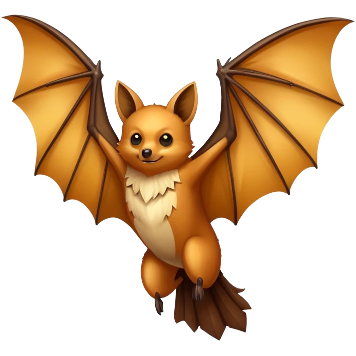 Golden flying fox emoji