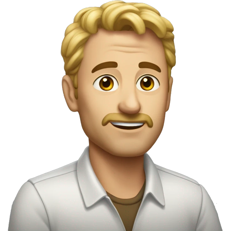 молодой человек показывает сердце  emoji