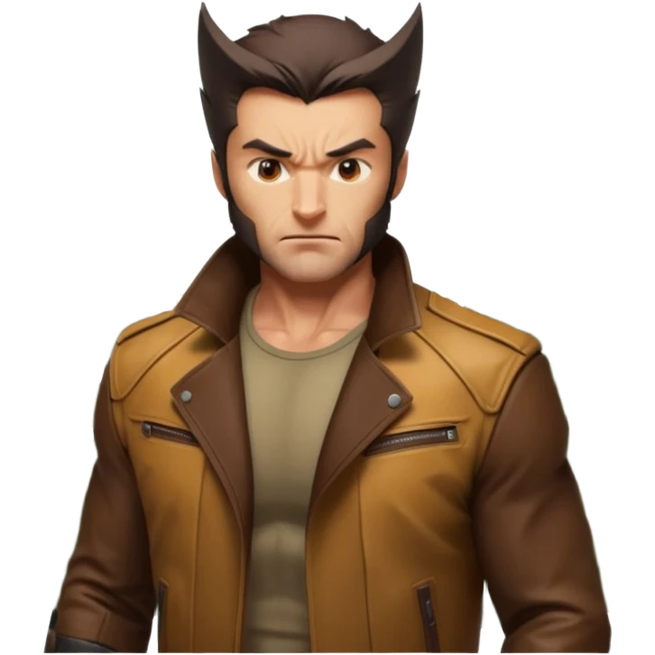 Wolverine in forest  emoji