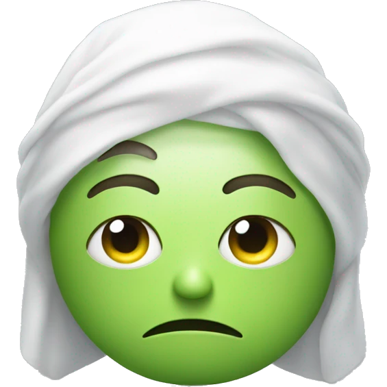 Sad spa smiley emoji