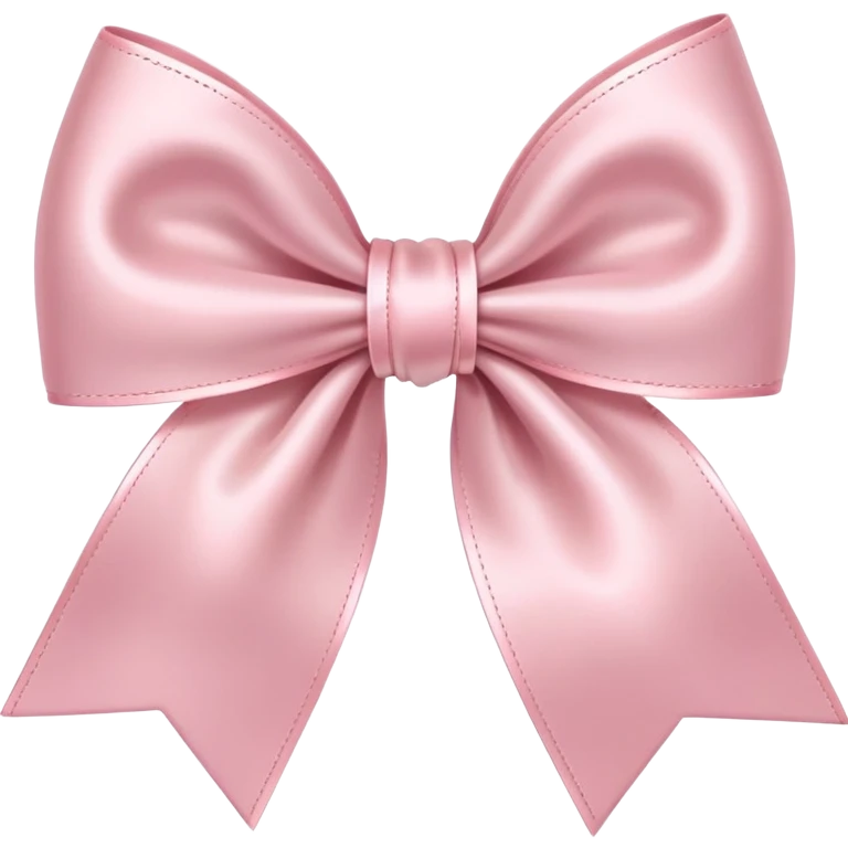 Cute soft pink bow  emoji