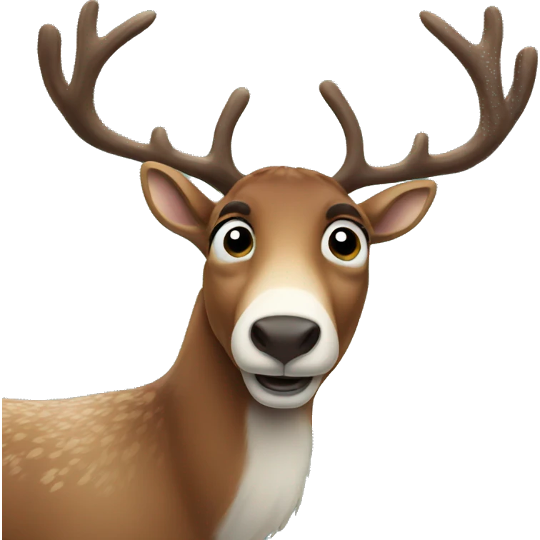 Reindeer emoji