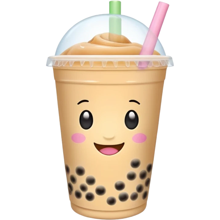 quiero un emoji de un bubble tea aesthetic emoji