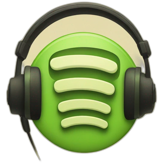 Spotify logo vintage emoji