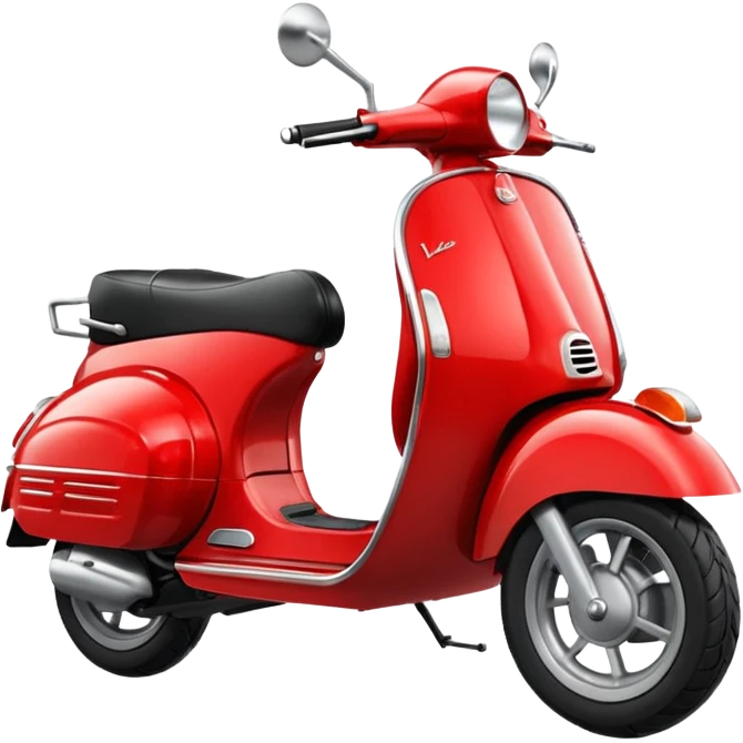 vespa roja emoji