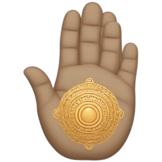 Jainism ahimsa hand emoji