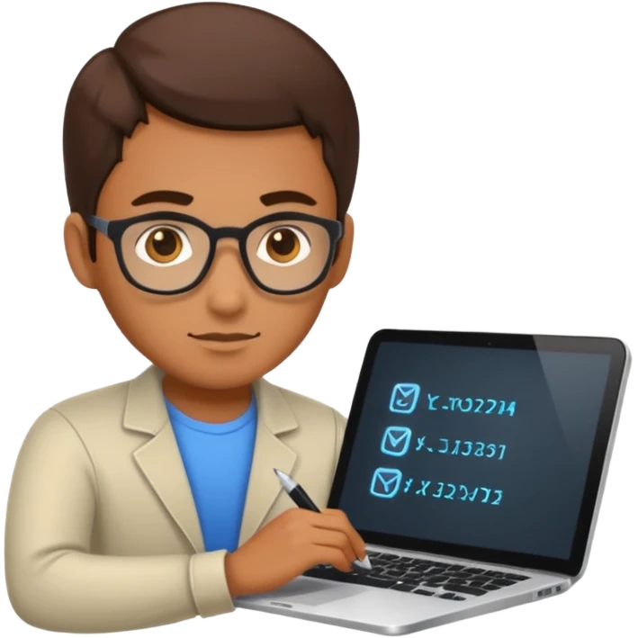 web developer writing code emoji