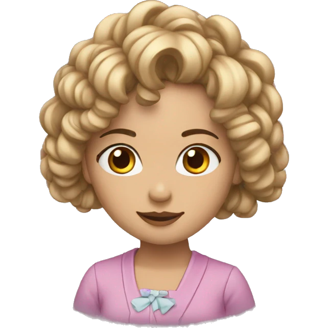 Conejita con lazo emoji