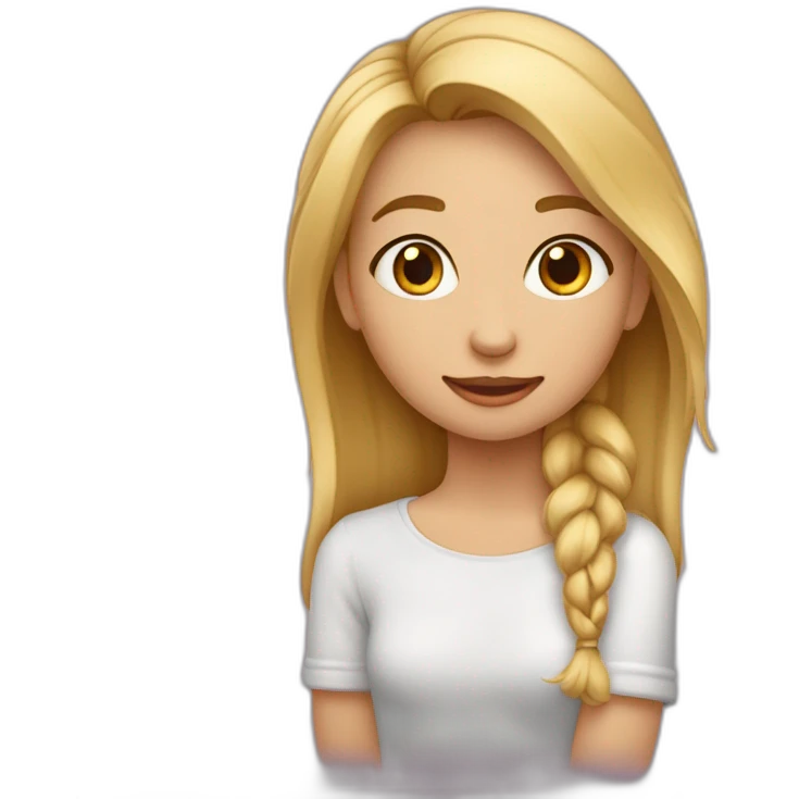 fille amoureuse d'un garçon qui aime qelqu'un d'autre emoji