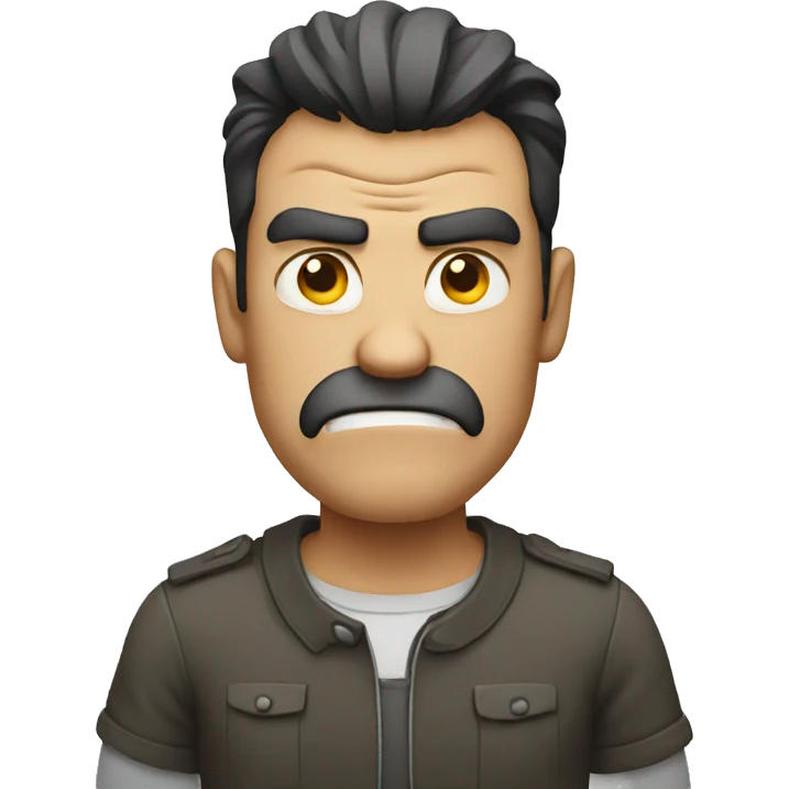 angry man emoji