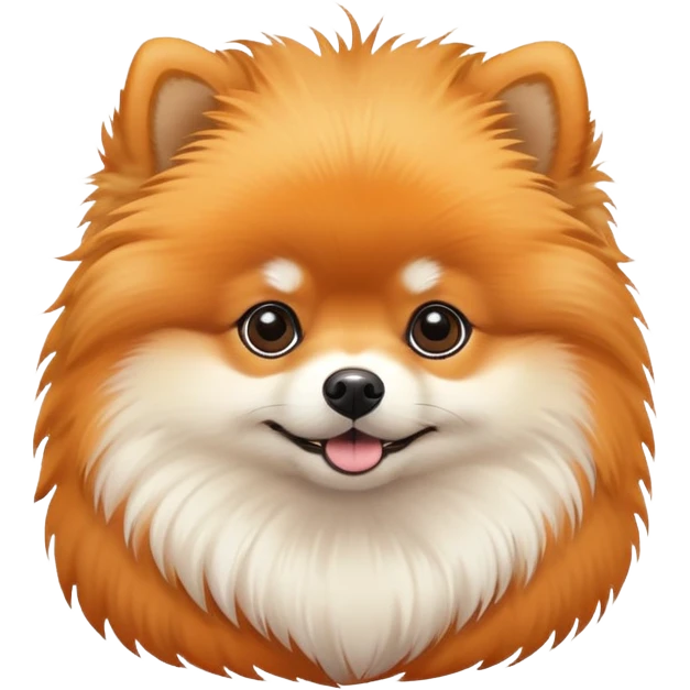 Fluffy Pomeranian  emoji