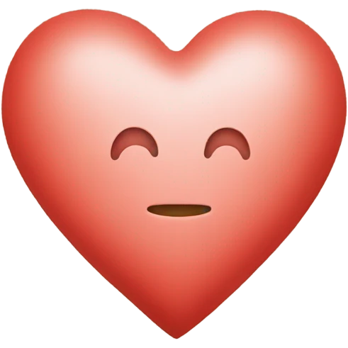 light red heart emoji