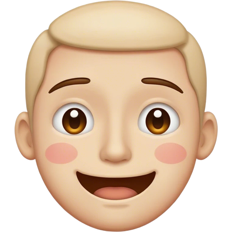 A person holding a happy face and is sad emoji