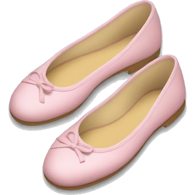 Channel ballet flats emoji
