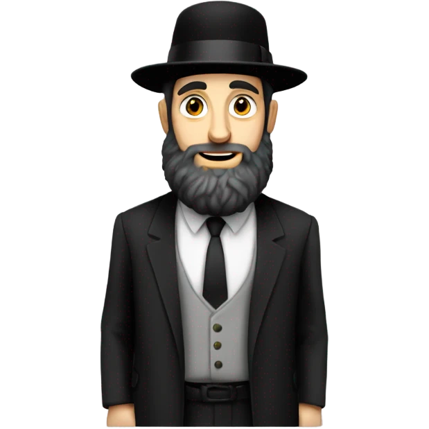 Hasidic Jewish man with payot emoji