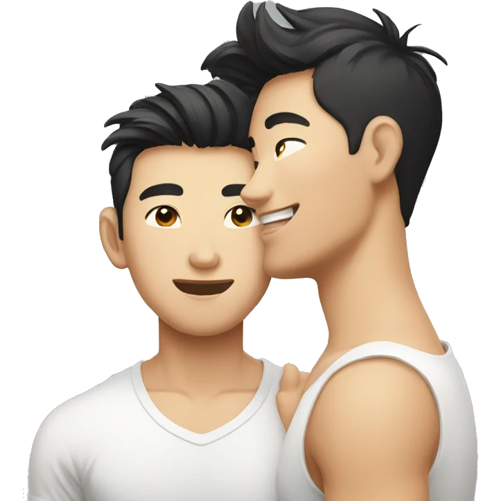 Asian gay couple Thai emoji