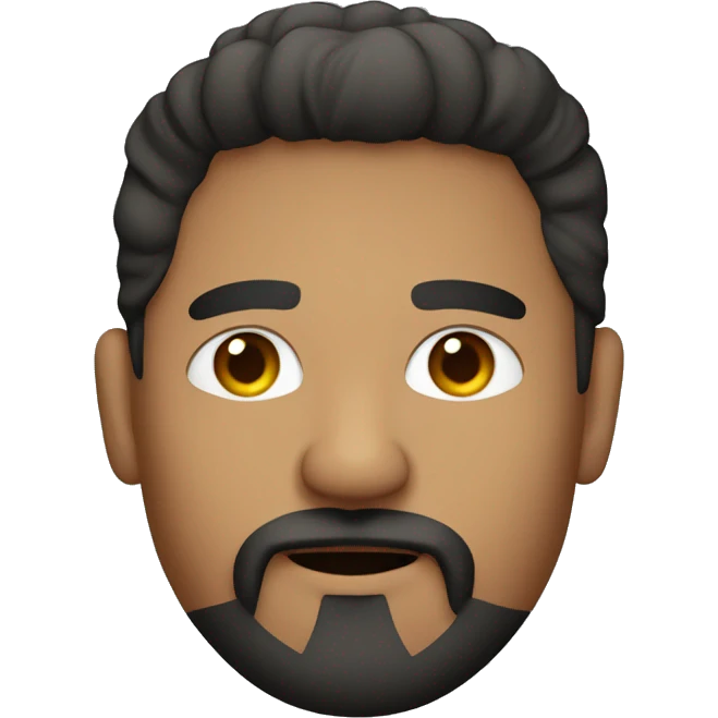Mexican guy with goatee and a big booty emoji