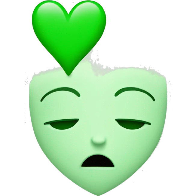 green heart emoji