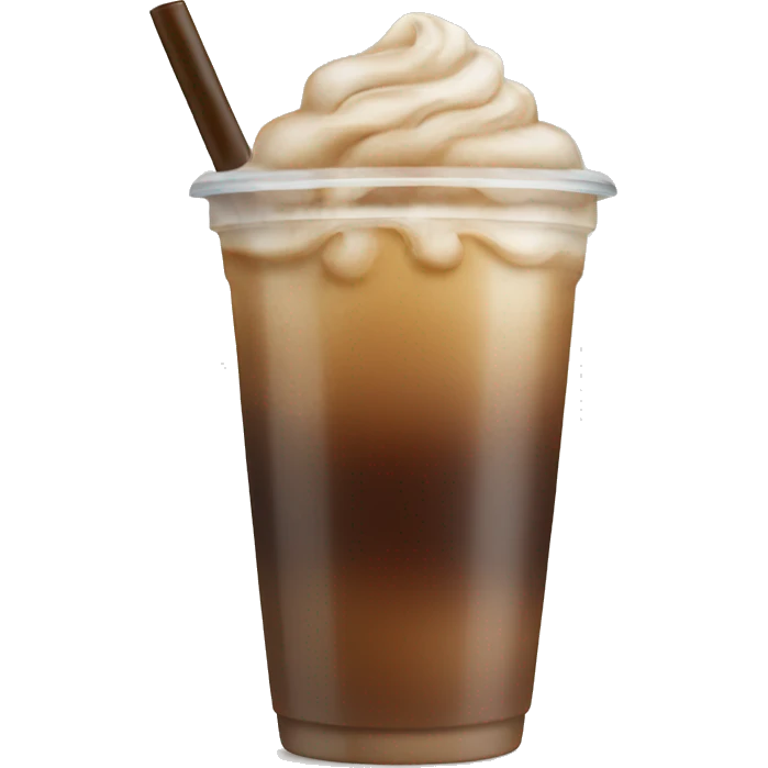 Iced coffee emoji