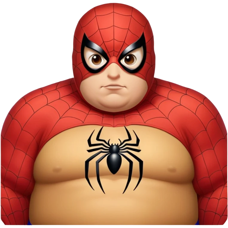 Fat fat fat spider man emoji