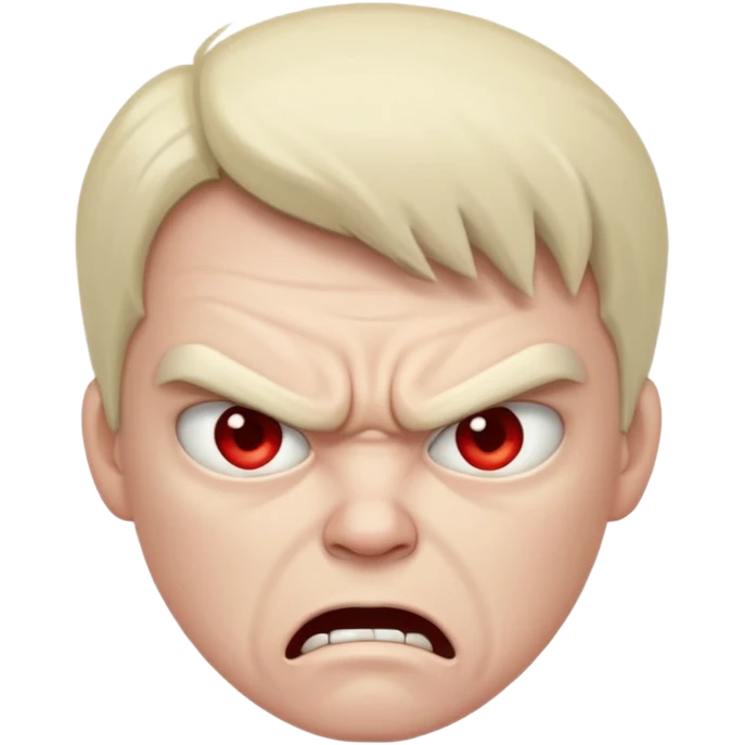 Angy humen  also looking sad whail also looking super mad emoji