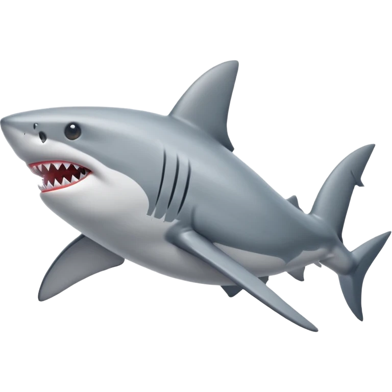 Shark wearing nike shoes emoji