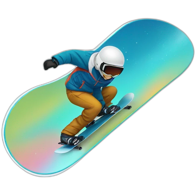 Snowboard emoji