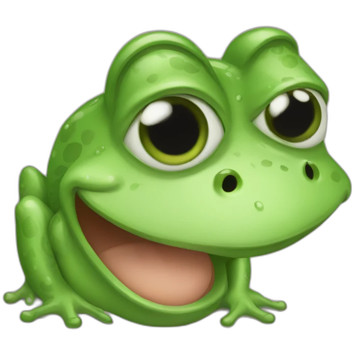 crying frog emoji