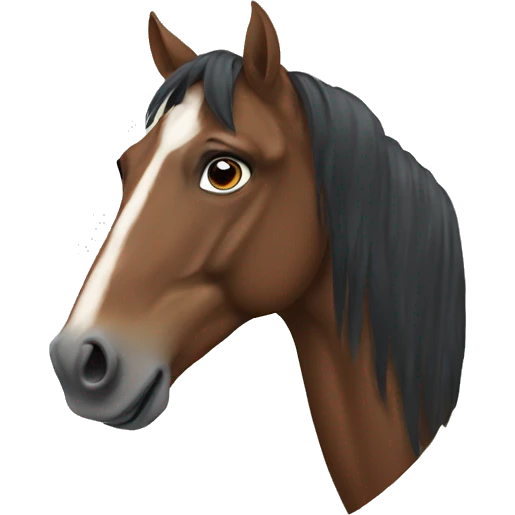 A British horse emoji