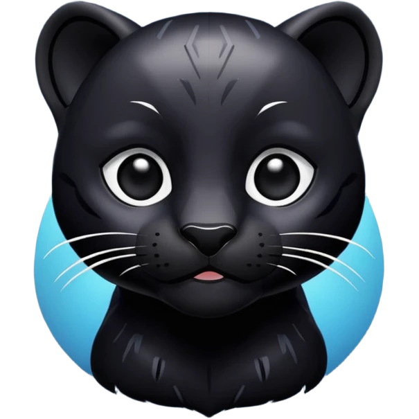 Black phanter smalo animal emoji